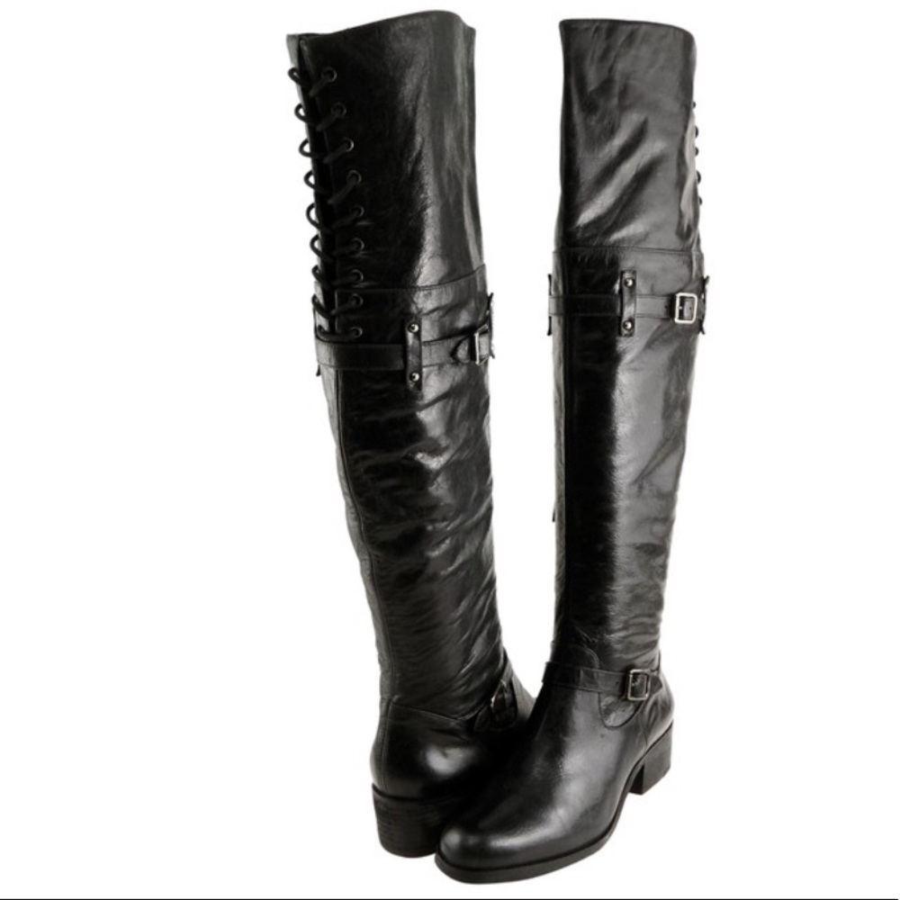 Pour La Victoire Victorella Over the Knee Leather Boots